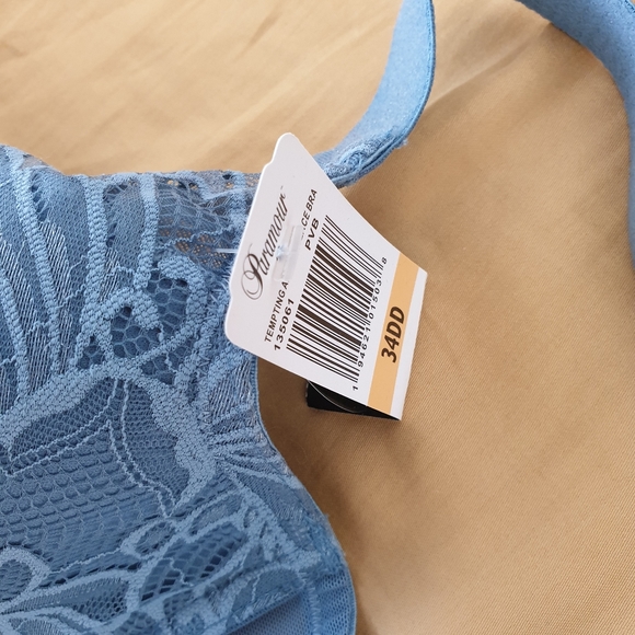 NWT Paramour 34DD blue bra - Picture 2 of 5